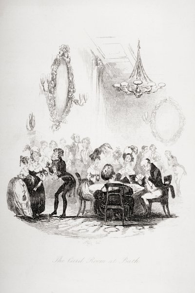 Der Kartenraum in Bath, Illustration aus 
